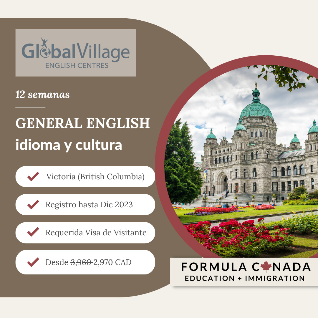 Descubre Canadá mientras estudias inglés en la capital de la arquitectura victoriana.
