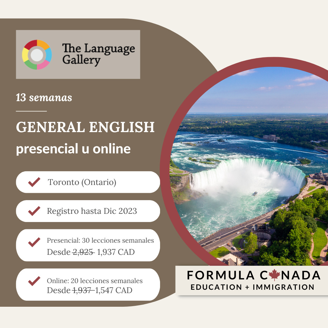 Tu programa de idiomas presencial en Toronto o en línea desde tu hogar